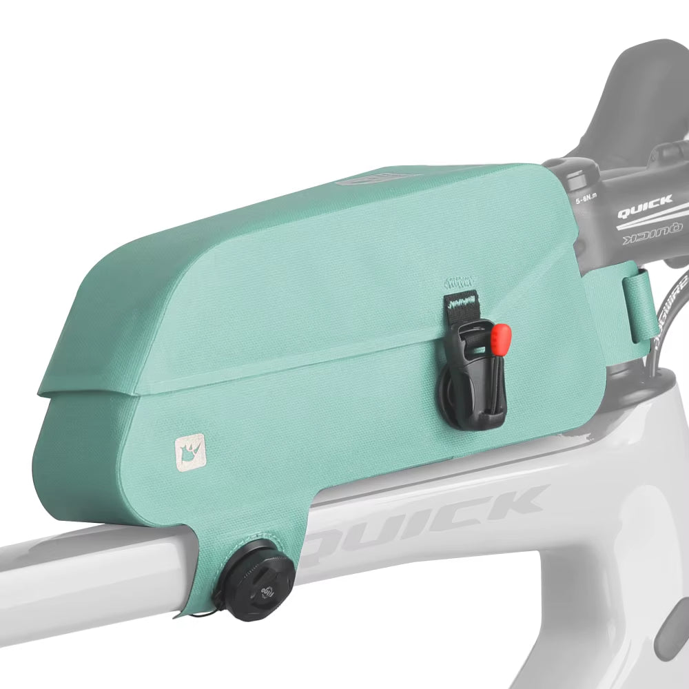 Bicycle Waterproof Bag Cycling Top Front Tube Frame Bag Magnetic Closure and Knob Locking System for MTB Road Bike